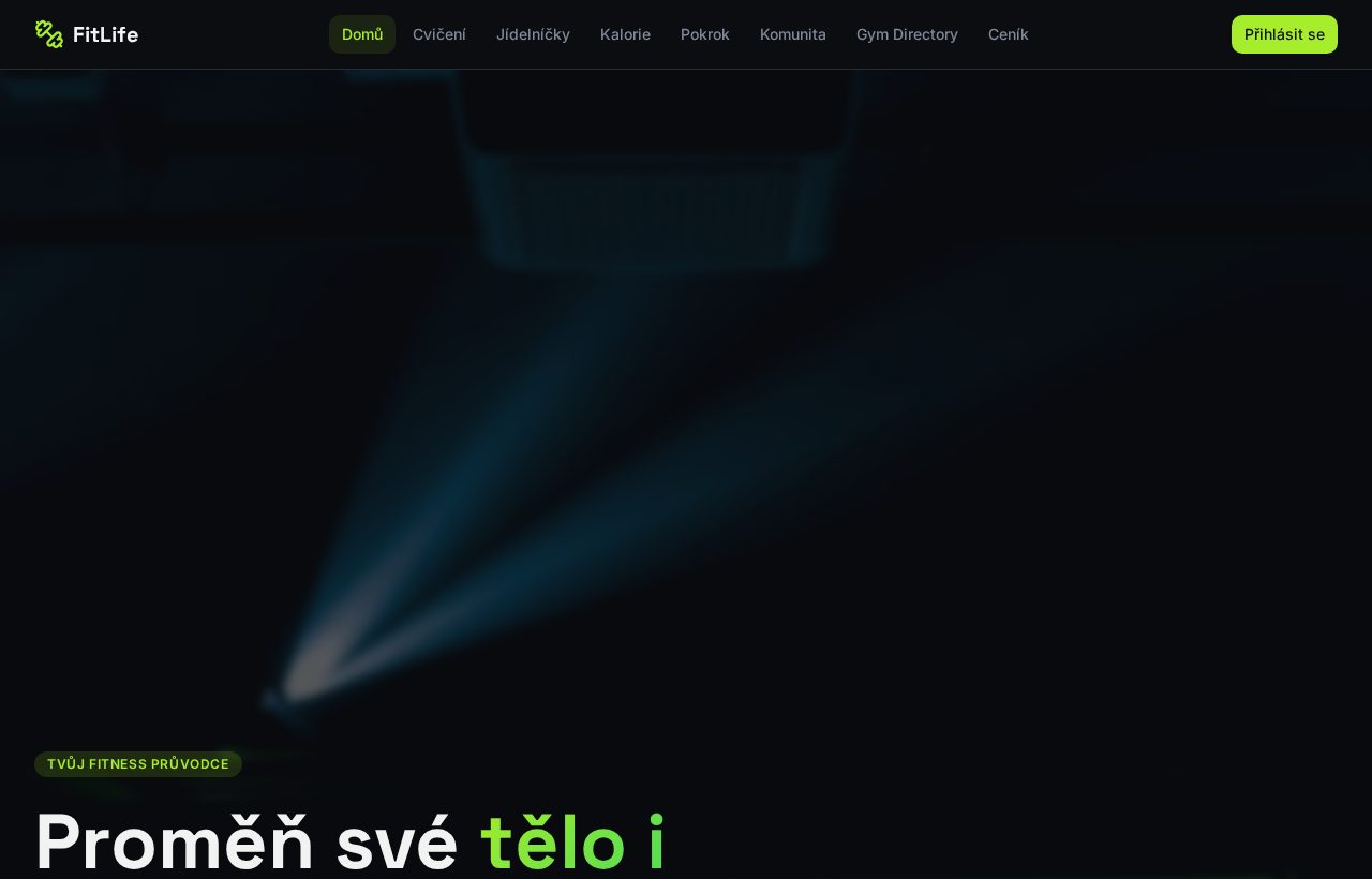 Náhled webu FitLife